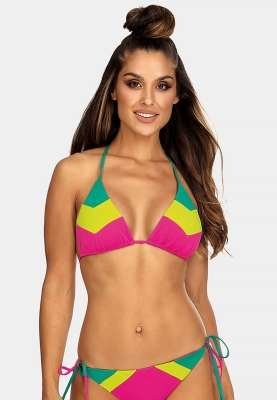 Góra od bikini wiązana - neonowe kolory FG144-828-1