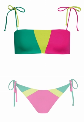 Góra od kostiumu szarfa - neonowe kolory FG186-828-ph