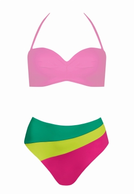 Wysokie figi kąpielowe - neonowe kolory FD164A-828-ph