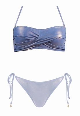 Góra od bikini fiolet - wiązana opaska FG187-832A-ph