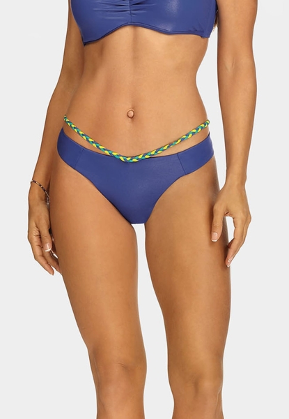 Figi kąpielowe z ozdobnym warkoczykiem FD163A-827A-1