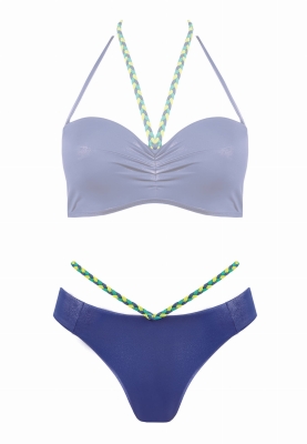 Figi kąpielowe z ozdobnym warkoczykiem FD163A-827A-ph