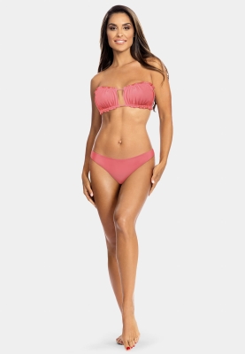 Figi kąpielowe brazyliany | tanga różowe FLD14-851-przód