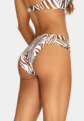 Figi kąpielowe niższy stan pasy zebry FD72A-820-2