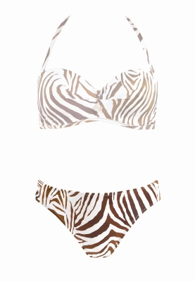 Figi kąpielowe niższy stan pasy zebry FD72A-820-ph