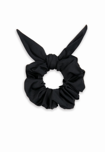 Ozdobna gumka do włosów scrunchie Black G01-509_ph