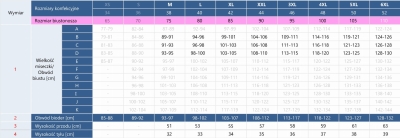 Tabela rozmiarów F33-862