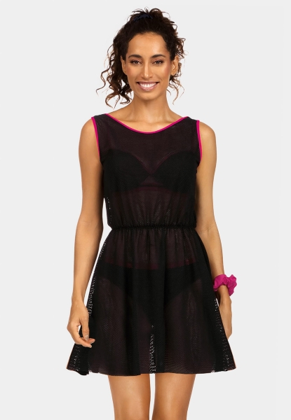 sukienka_plazowa_w_sportowym_stylu_czarna_azurowa_f220_509e_przód_www.sklep.feba.pl