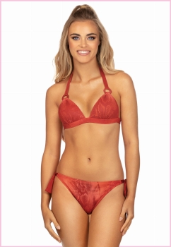 Wiązane Bikini Push-Up Amber Spicy Ginger
