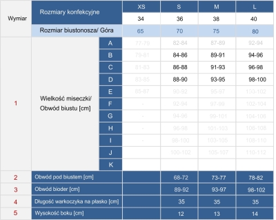 Tabela rozmiarów F191B-857