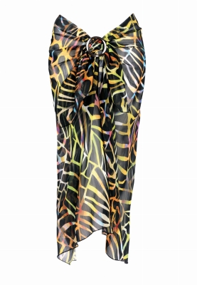 długa chusta plażowa safari