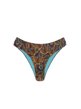Niskie damskie figi kąpielowe od bikini - Boho