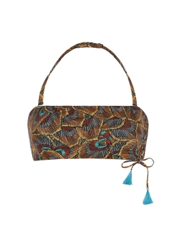Bandeau I Góra bikini szarfa chwosty - Boho print