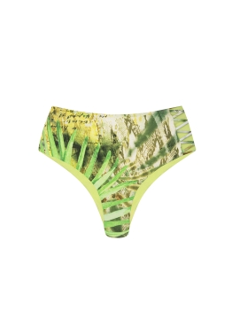 Brazyliany damskie wysoki stan w Tropicalny Print