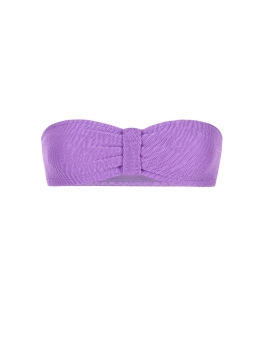 Elastyczny top Bikini bez ramiączek Bandeau Fiolet