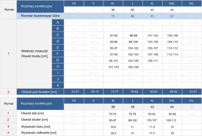 Tabela rozmiarów FL13_917
