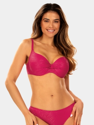 rozowy-usztywniany-biustonosz-kapielowy-push-up-fg10-650s-przód