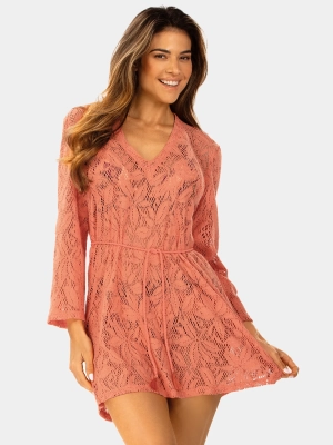 pomaranczowa-tunika-plazowa-narzutka-sukienka-na-bikini-F235A-913-przód