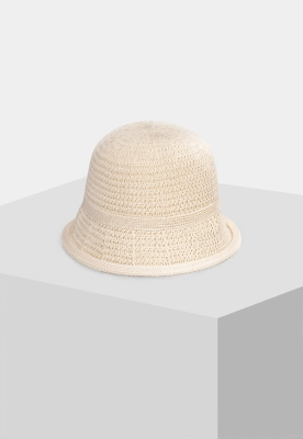 damski-elastyczny-kapelusz-plazowy-pleciony-bucket-hat-jasny-bez-F65-K47-641-przod
