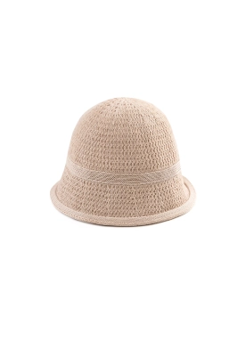 elastyczny-kapelusz-plazowy-bucket-hat-szaro-bezowy-packshot-przod