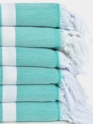 duzy-zielony-recznik-plazowy-w-stylu-boho-RK-761-ph4