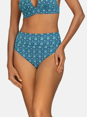 figi-kapielowe-wysoki-stan-wyszczuplajace-brzuch-niebieskie-fd161-922-przod