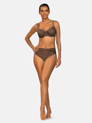 brazowe-bikini-figi-podwyzszony-stan-modelujace-plus-size-fd164e-926-przod-modelka