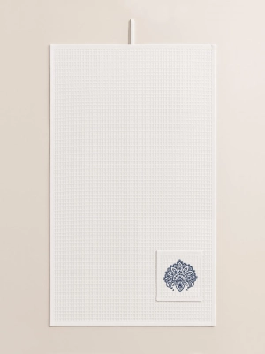 bialy-recznik-waffle-bawelniany-na-plasko-wzor-boho