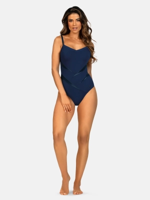 granatowy-stroj-kapielowy-klasyczny-fason-przod-modelka