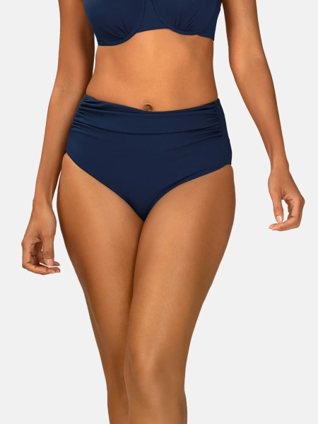 granatowe-damskie-figi-kapielowe-z-marszczeniem-w-talii