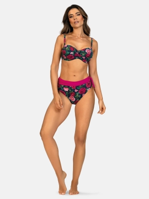 gora-od-bikini-bardotka-granatowa-w-rozowe-roze-modelka-cala-przod