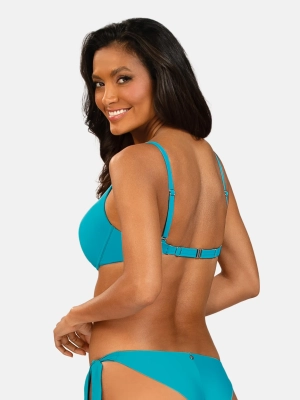 turkusowa-gora-bikini-push-up-tyl
