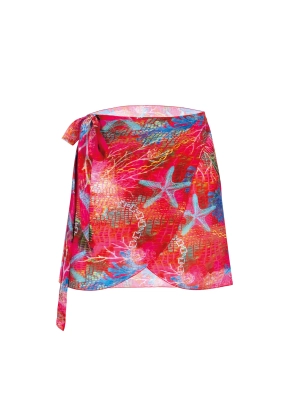 pareo-plazowe-krotkie-wiazane-czerwony-egzotyczny-print-packshot