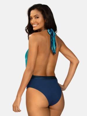 monokini-glęboki-dekolt-v-ombre-turkus-granat-f168a-928h-ujecie-bokiem
