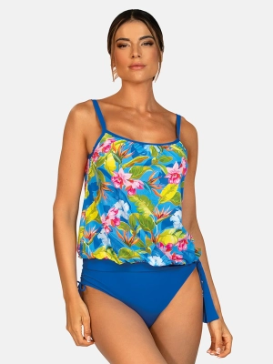 tankini-stroj-kapielowy-z-bluzka-tropikalne-kwiaty-niebieskie-f229-920-przod
