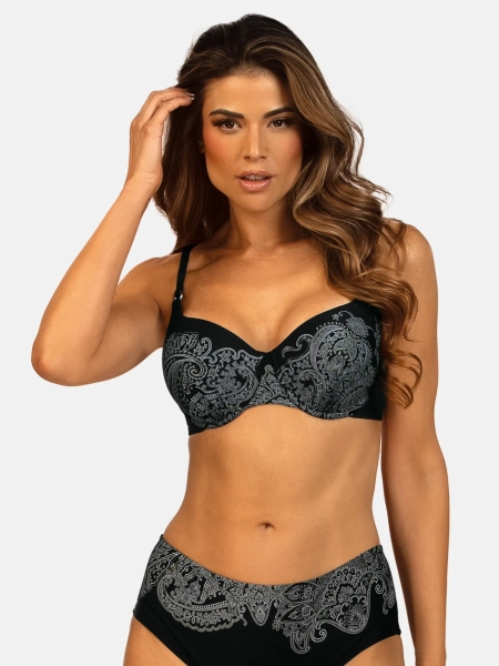 czarny-biustonosz-kapielowy-push-up-boho-orientalny-print-przod