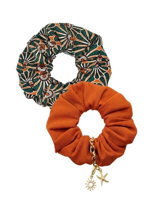 zestaw-dwoch-gumek-do-wlosow-scrunchie-pomarancz-orient