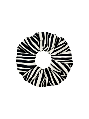 gumka-do-wlosow-scrunchie-frotka-zebra-czarno-biala