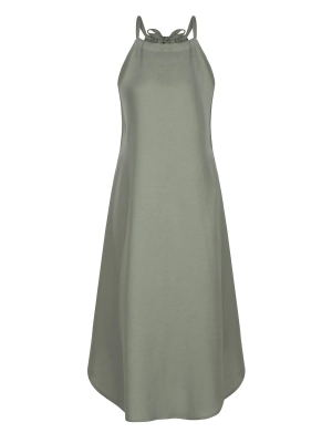packshot-sukienka-lniana-maxi-khaki-dekolt-halter