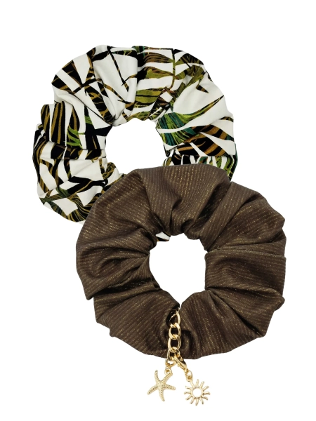 zestaw-dwoch-gumek-do-wlosow-scrunchie-liscie-braz-packshot