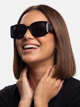 Zestaw | Okulary przeciwsłoneczne Bella Black GG