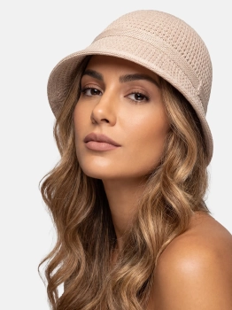 Damski kapelusz na lato Bucket hat F65/K47/808