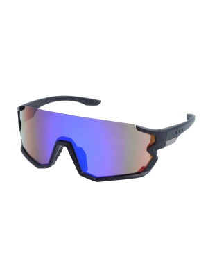 Sportowe okulary przeciwsłoneczne Shadow II z fioletowo-niebieską lustrzaną soczewką.