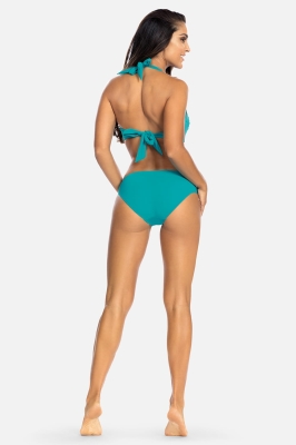 Turkusowe klasyczne figi kąpielowe FD20-653-m2