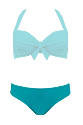 Turkusowe klasyczne figi kąpielowe FD20-653-ph