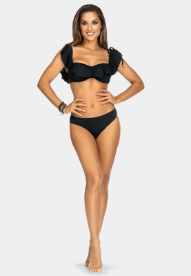 Figi klasyczne z marszczeniem po bokach FD21A-509-przód