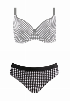 Klasyczne figi plażowe materiał 3D kratka FD20-824-ph