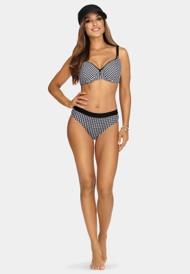 Klasyczne figi plażowe materiał 3D kratka FD20-824-przód