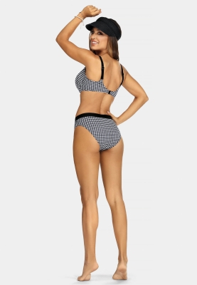 Klasyczne figi plażowe materiał 3D kratka FD20-824-tył