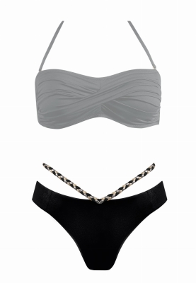 Dół od bikini z ozdobnym warkoczykiem FD163A-509A-ph